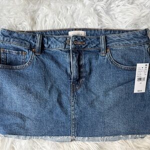 PacSun Blue Denim Mini Skirt